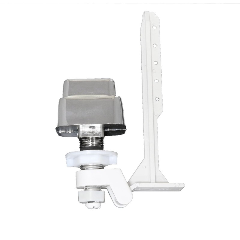 Meuey Lyot Push-Button Toilet Flush Kit Side Mount Toilet Flush