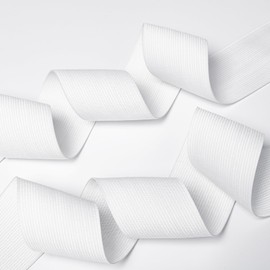 Elastic Band for Sewing, 2 Inch x 12 Yard High Elasticity Sewing Elastic Bands for Waistbands Pants Clothes and Crafts DIY, White