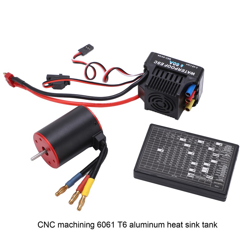 RC Brushless 60A ESC Combo Kit with 3650 4300KV Motor