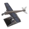 Solar Airplane Rotating Propellers Zinc Alloy Plastic Easy Assembly Solar