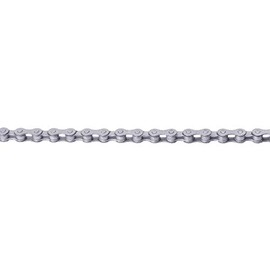 M-Wave Unisex - Adult Single Speed Bicycle Chain, 112 Links, 1/2 Inch x 1/8 Inch, Anti-Rust Coating, Includes Locking Link Silver
