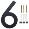 RCH Hardware House Number - Modern Floating Acrylic | Black
