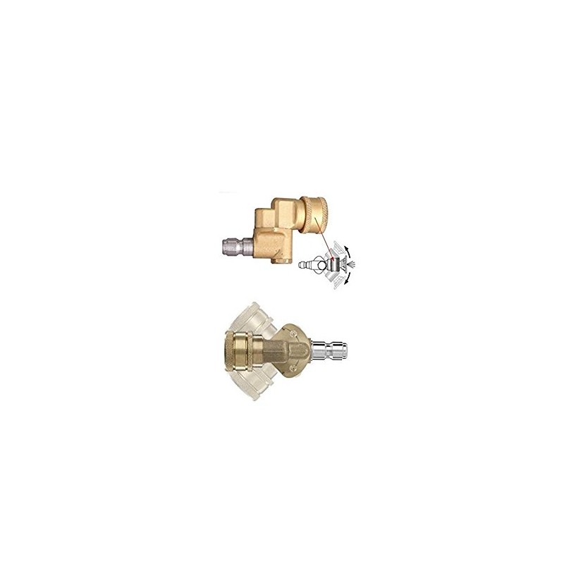 Thunder Hardware Quick Connecting pivoting Coupler for Pressure washers nozzles