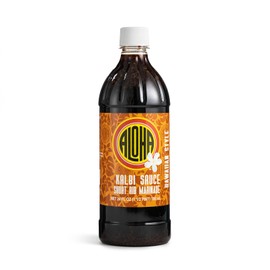 Aloha Shoyu - Kalbi Sauce - Low Sodium Sauce and Flavorful Marinade - Made in Hawaii - 24 oz. Bottle