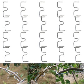 Tyafzzn 20 Pieces Branch Separators, Branch Bender for Fruit Trees, M Shaped Branch Spreader, Branch Clips for Fruit Trees, Branch Spreader, Branch Bending Tool for Shaping Fruit Tree Branches