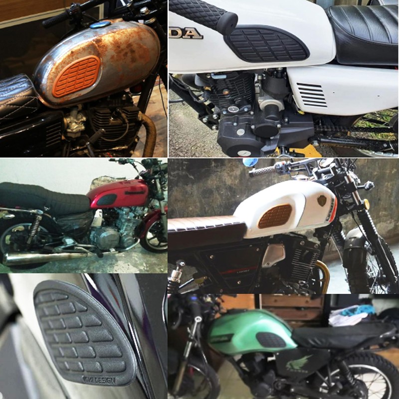 Motorcycle Tank Side Pads | Anti-Slip & Scratch Resistant |