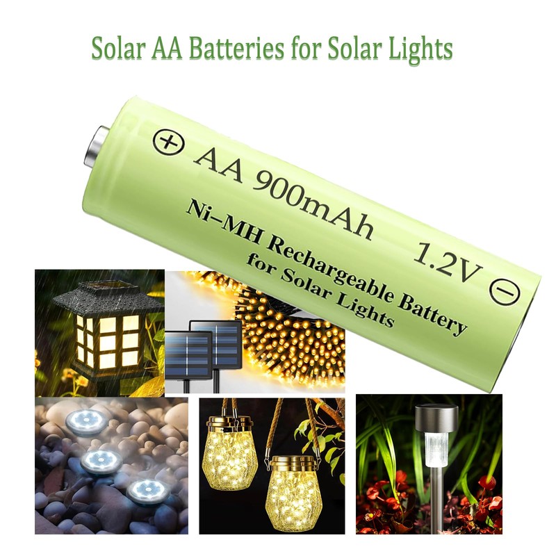10 Packs 1.2V AA 900mAh Nickel Metal Hydride NiMh Rechargable
