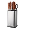 Universal Knife Block Without Knives,Modern Knife Holder for Kitchen Counter,Stainless