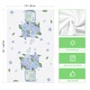Artoid Mode Hydrangea Vase Butterfly Spring Kitchen Towels Dish Towels,