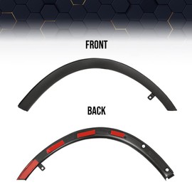 PIT66 Fender Flare, Compatible with 2014-2020 Mitsubishi Outlander Front Passenger Side Fender Wheel Arch Flare Right #7407A302 MI1291102