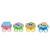 4pcs Pull Back Car Toys Cartoon Q Version Alloy Vehicle