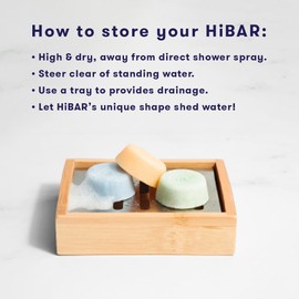 HiBAR Champú y acondicionador de barra, limpiador de cabello, sin sulfatos, producto natural, cero residuos, tamaño de viaje, 2 unidades (juego de muestras)