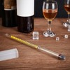 OLYCRAFT 4pcs Glass Hydrometer Alcohol 0-200 Proof and 0-100 Tralle