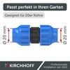 Kirchhoff Fitting Connector Plastic 20 x 20 mm for HDPE