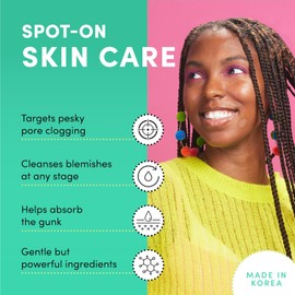 Dots for Spots Oval Pimple Patch with Micro Darts - Pack of 9 Translucent Acne Spot Treatment Stickers Infused With Niacinamide & Salicylic Acid - Fast-Acting, Vegan & Cruelty Free Skin Care