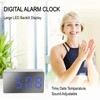 Digital Alarm Clock,Small Travel Alarm Clock,Mini Led Display Alarm Clock