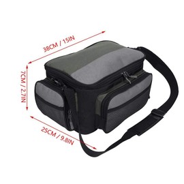 Fishing Lures Bag, Waterproof Toolkit, Lure Kit Large Capacity Multipurpose Bag-Adjustable Belt