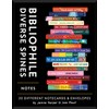 Bibliophile Diverse Spines Notes: 20 Different Notecards & Envelopes