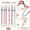 EupHHonycs 6 Pieces Folk Style Napkin Clip, Lanyard Neck Strap,