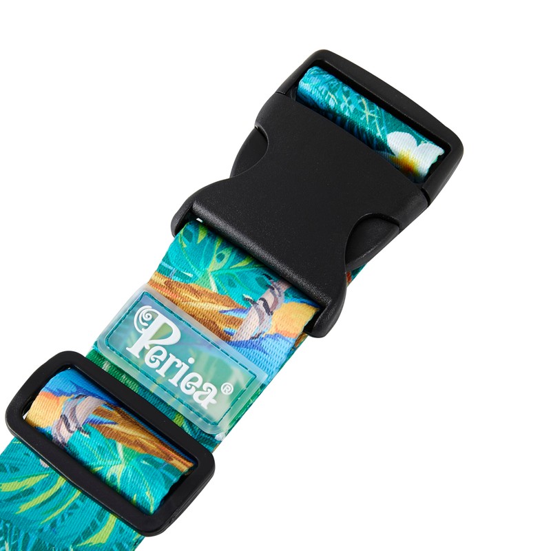 Periea Luggage Straps Set of 2 - Adjustable Suitcase Straps