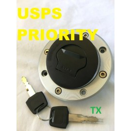 Unbranded For Suzuki Fuel Gas Tank Cap Keys Marauder 800 VZ800 (97-04) GS500 E/F (89-09)