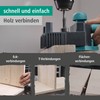 wolfcraft 8621000 "Making Dowel Connections" Project Set for Perfect Fit,