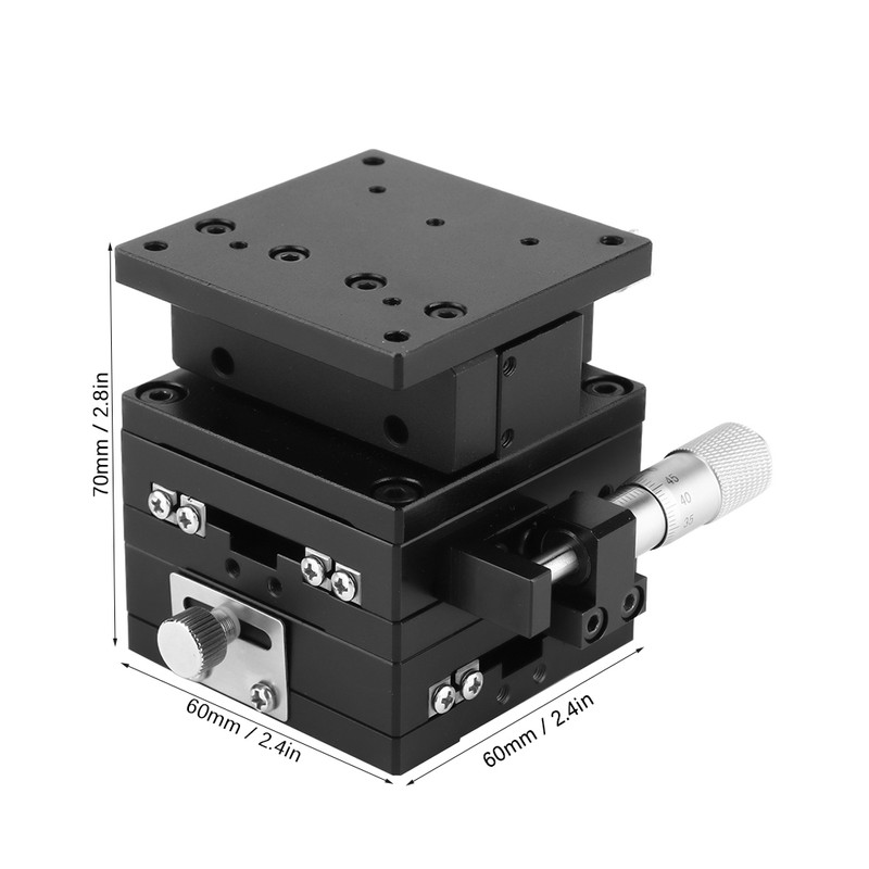 SEMXYZ-60 XYZ Micrometer Trimming Platform Linear Stage Bearing Tuning Sliding