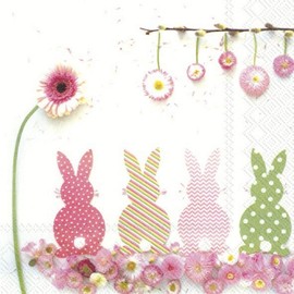 Serviette "Colourful Easter Bunny" Pack of 20