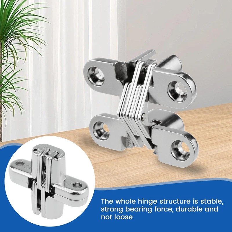 MILYARD 1-3/4" Hidden Hinges for Cabinet Doors – 180 Degree