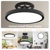 20 Inch LED Flush Mount Ceiling Light, 40W, 4350LM, 3000K/4000K/6000K