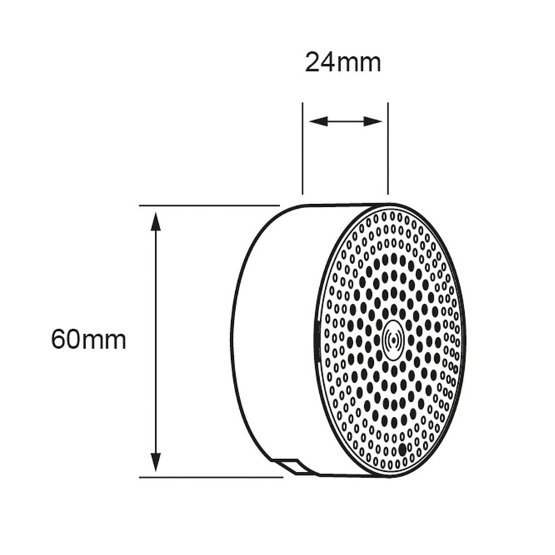 Tecnolite Connect Chime para Timbre Reception Inalámbrico RF, Chicharra Timbre