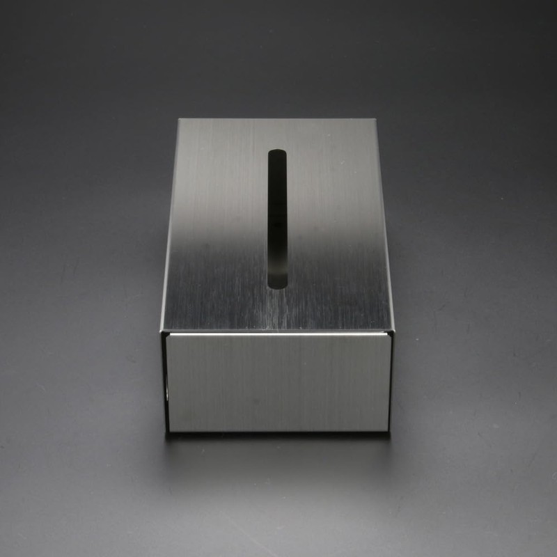 ZEOOR ティッシュボックス 平置き ステンレス ソフトパック 専用 ティッシュケース