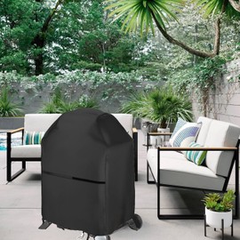 Rilime Grill Cover,Waterproof Outdoor BBQ Grill Cover Protective Cover for Ninja 701 Series Woodfire Outdoor Grill,Water Resistant, Anti-Fade Fabric (For Ninja with Grill 83x60x101cm)