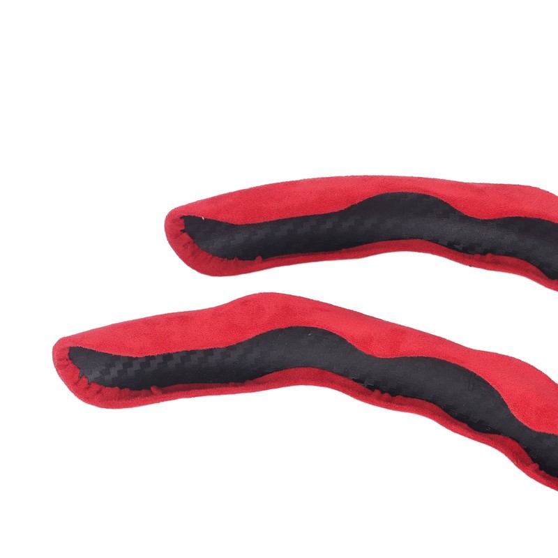 2PCs Car Steering Wheel Cover Segmented Protector Anti Skid Replacement