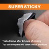 140 Pack 3/4" Zip Tie Adhesive Mounts Self Adhesive Cable