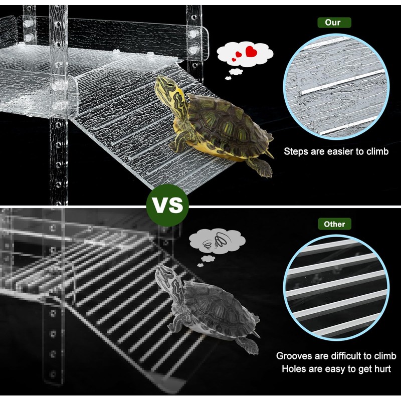 Hanging Turtle Basking Platform for Aquatic 20 55 Gallon, 40