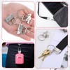 Keychain Hardware Set, 100Pcs Key Fob Hardware 1 Inch with