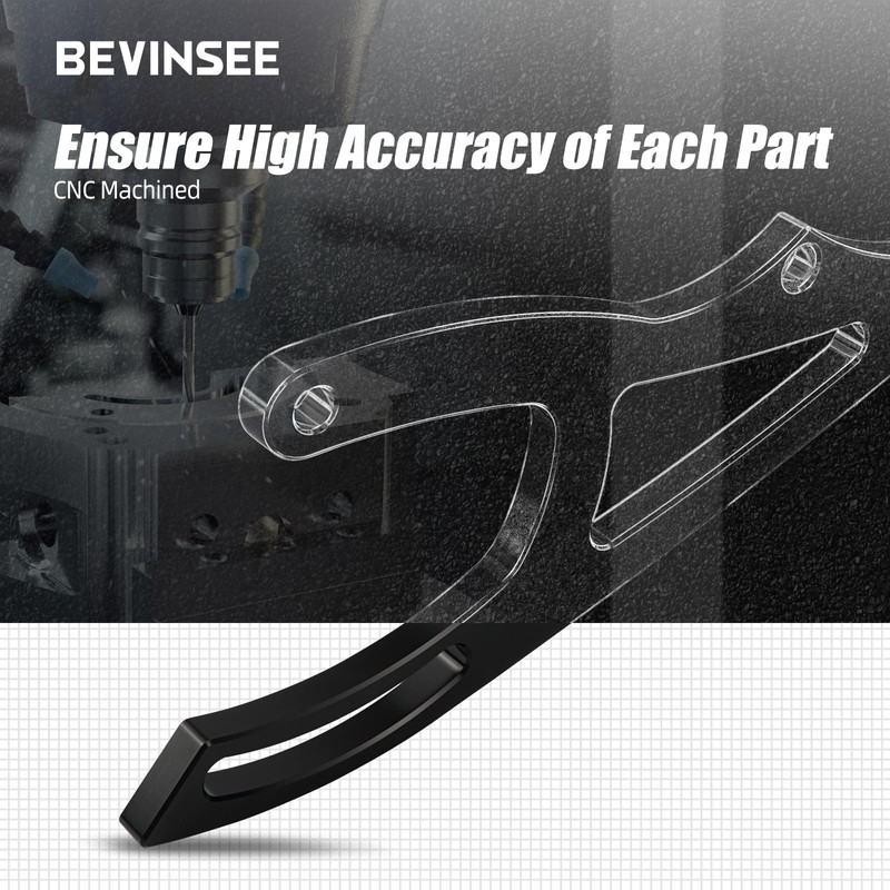 Bevinsee Power Steering Pump Mounting Bracket Compatible with Ford Small