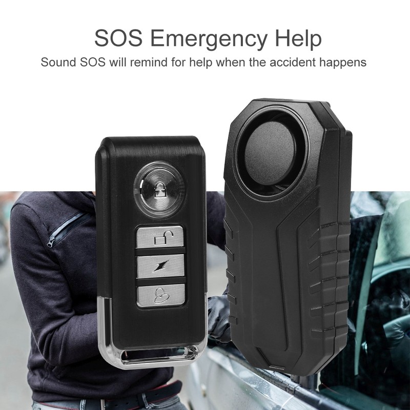 Wireless Bicycle Anti theft Alarm Door Window Vibration Alarm Intelligent