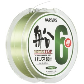 VARIVAS Harris Hardtop Ship Harris Fluorocarbon 80m No. 6 Aqua Green