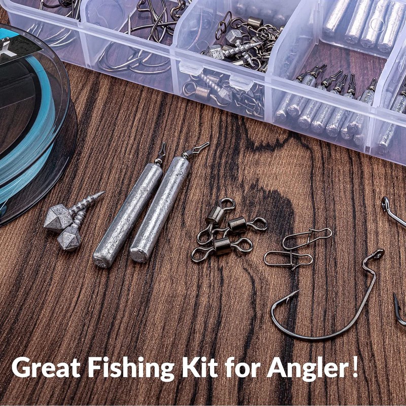 THKFISH Fishing Weights Fishing Sinker Drop Shot Weights Fishing Weights Kit