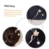 Baluue Retro Hair Stick Metal Hairpin for Women Fox Hair