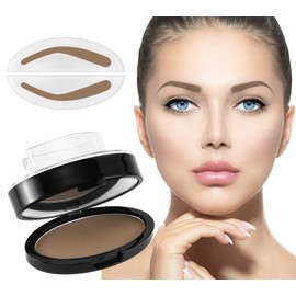 Boobeen Eyebrow Seal Stamp Powder - 1 Second Make Up Nature Tinting Colouring Kit - Creates Natural Looking Brows for Makeup Beginners
