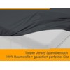 npluseins Fitted Sheet for Topper 100% Cotton 1598.2327, Approx. 140-160