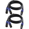 Seefeful XLR Splitter Cable, 1 XLR Female to 2 Male