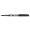 Pilot VBall VB 5 Rollerball Pens Pack of 6 Metal