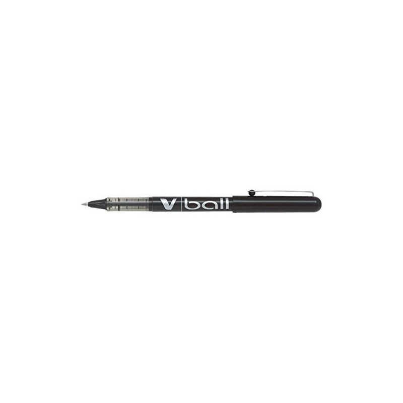 Pilot VBall VB 5 Rollerball Pens Pack of 6 Metal