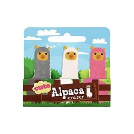 Grindstore Cute Alpaca Eraser - Set of 3