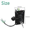 Main Switch Panel Single Engine Key Switch Panel Assembly On-Off-Start