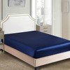 Silky Satin Fitted Sheet Only Classic Luxury Silky Soft Bed